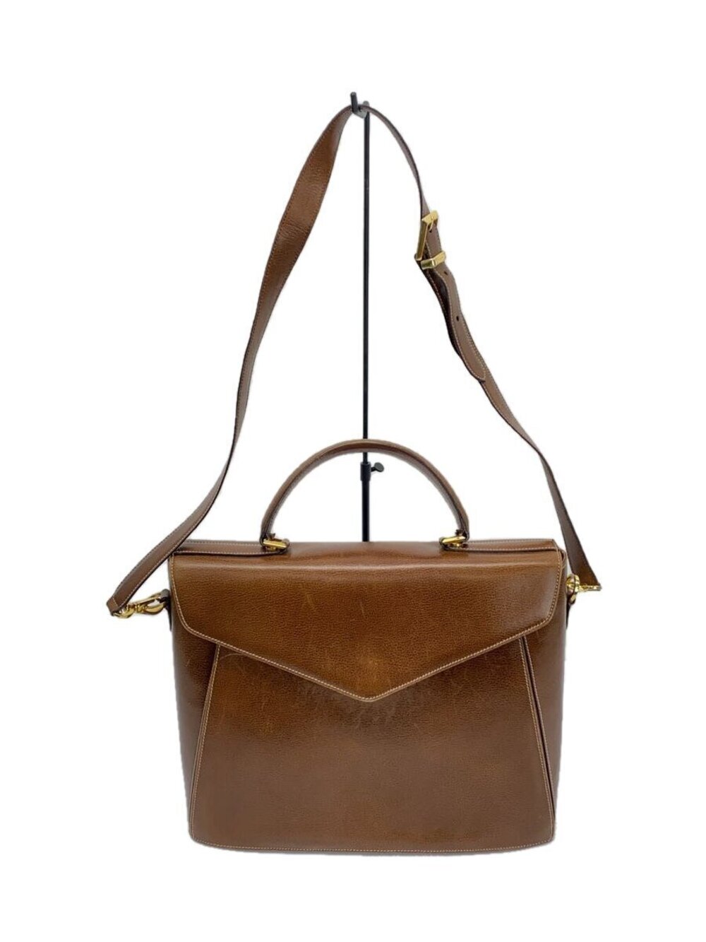 Salvatore Ferragamo Shoulder Bag Leather Brown